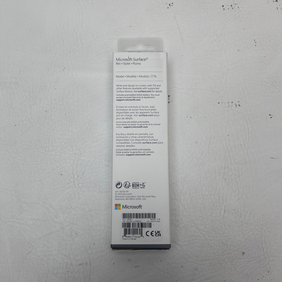 Microsoft Surface Pen Stylet EYU-00001 Black