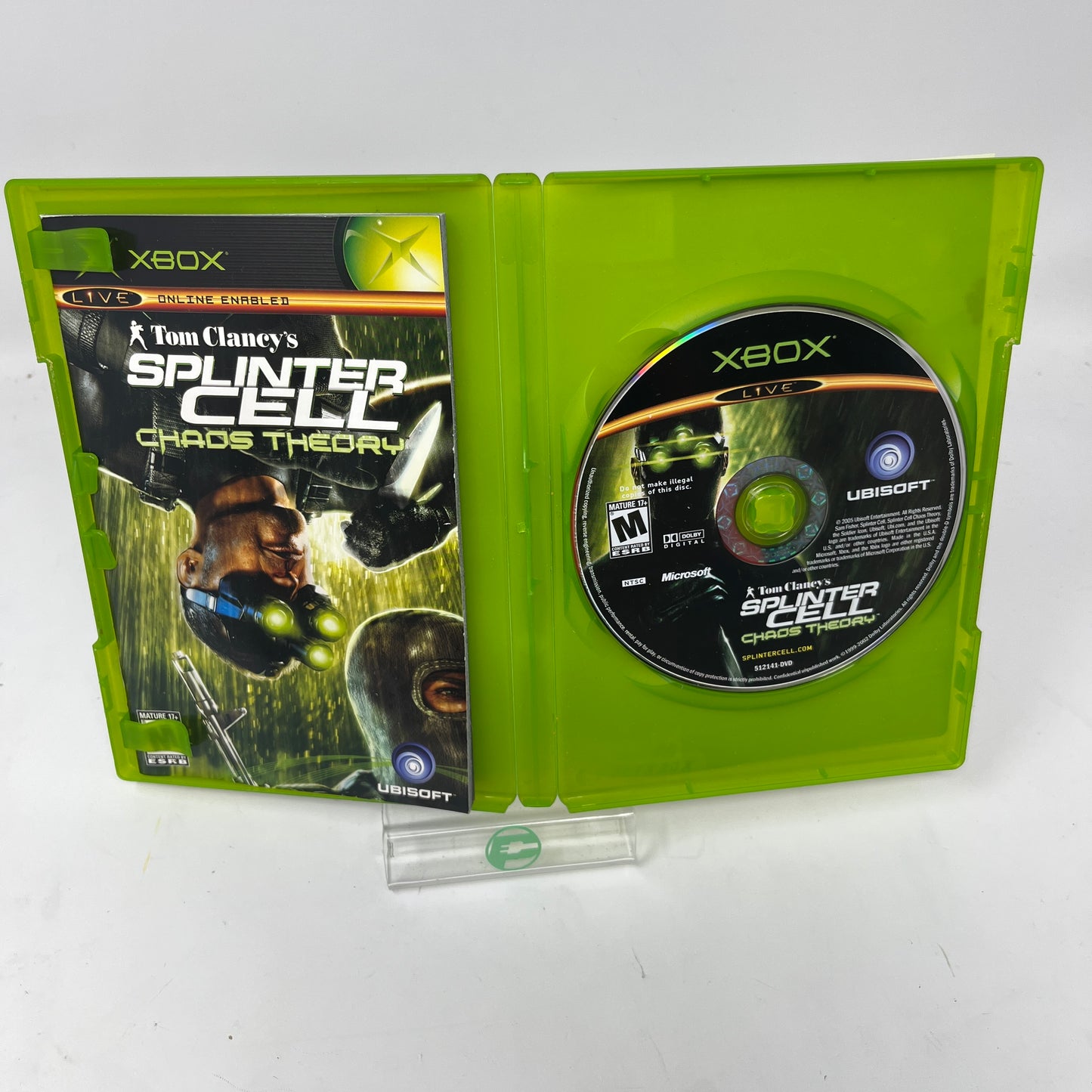 Lot  3 Xbox Tom Clancy Game  Splinter Cell Chaos Theory Pandora Tomorrow Ghost