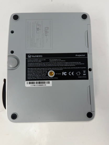 Vankyo Leisure 1920 x 1080 200 Lumens FHD HDR Smart Portable Projector