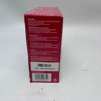 New Honeywell T6 Pro Z-Wave Plus w/ SmartStart Thermostat TH6320ZW2007