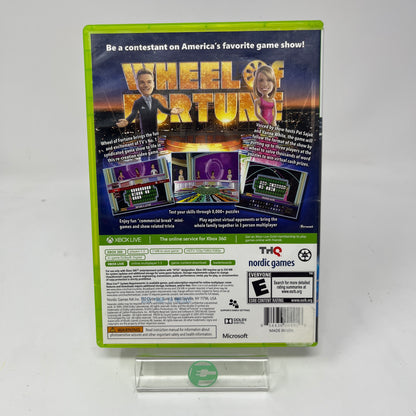 Lot of 4 Xbox 360 Games Soul Calibur IV Wheel of Fortune Kinect Sports