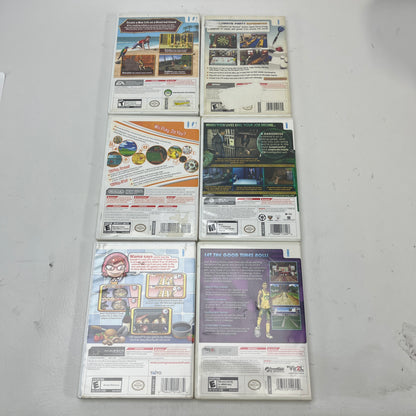 Lot of 6 Nintendo Wii Games Sims 2 Castaway Cooking Mama Wii Play CSI CIB Mix