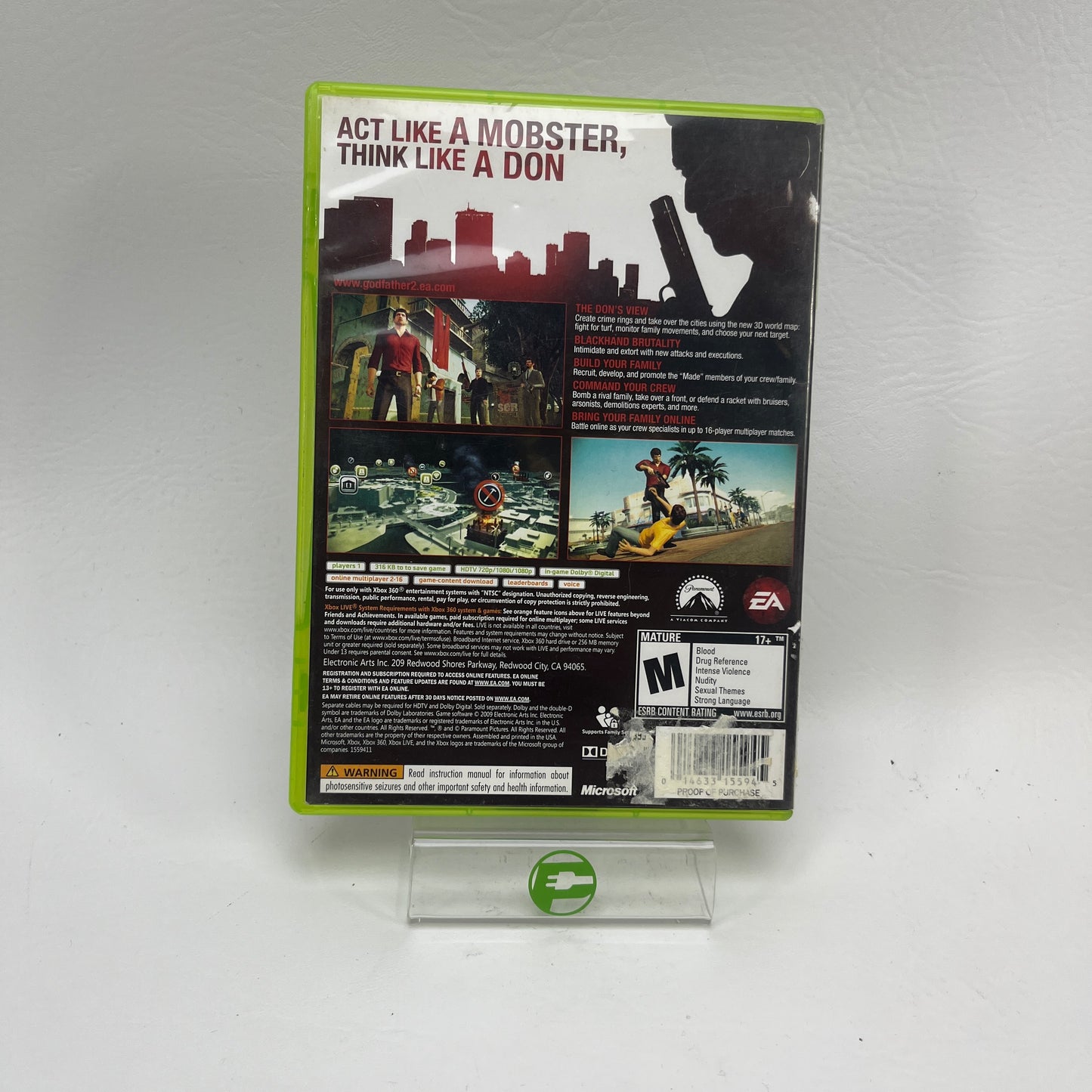 The Godfather II (Microsoft Xbox 360, 2009)