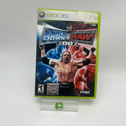 WWE Smackdown vs. Raw 2007 (Microsoft Xbox 360, 2006)