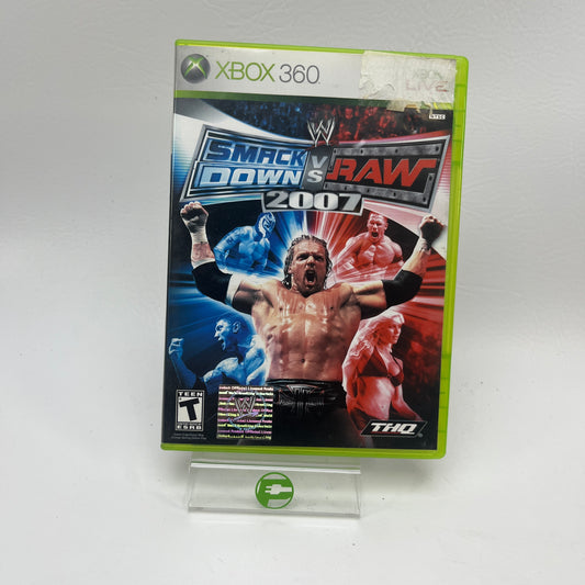 WWE Smackdown vs. Raw 2007 (Microsoft Xbox 360, 2006)