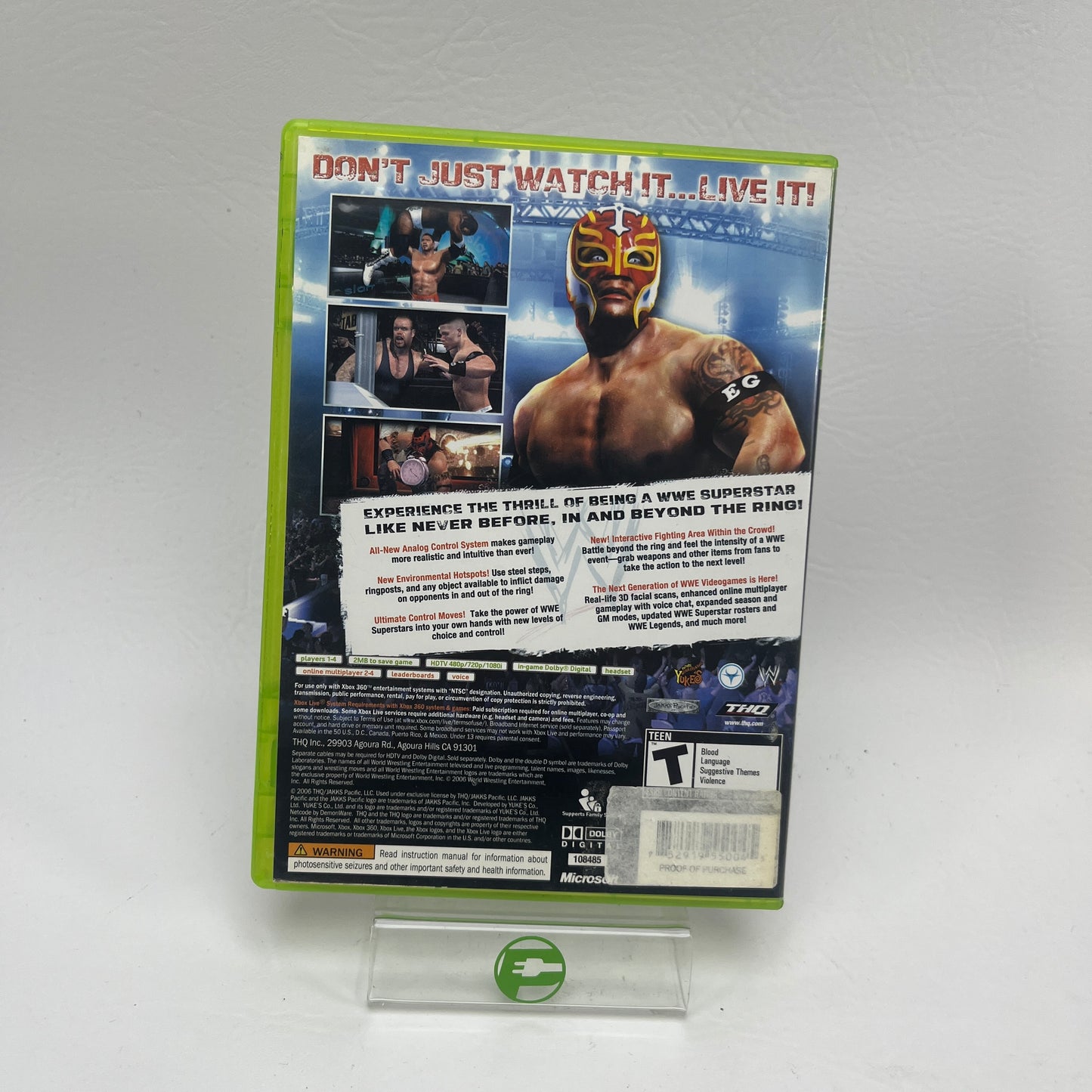 WWE Smackdown vs. Raw 2007 (Microsoft Xbox 360, 2006)