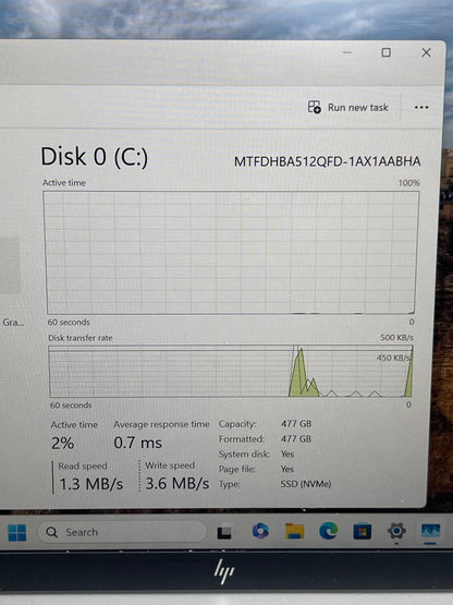 BIOS Locked/ HP EliteBook 845 G8 AMD Ryzen 5 pro 5650U  2.3GHz 16GB RAM 512GB