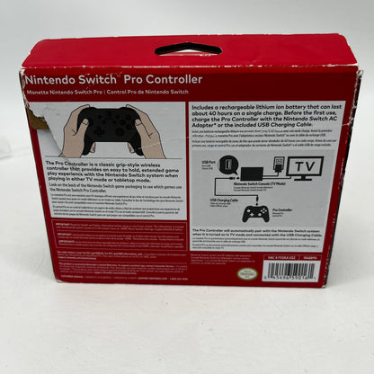 New Nintendo Switch Pro Controller HAC-A-FSSKA-USZ Black
