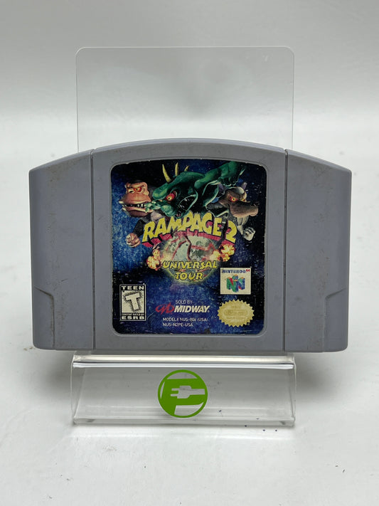 Rampage 2 Universal Tour (Nintendo 64 N64, 1999)