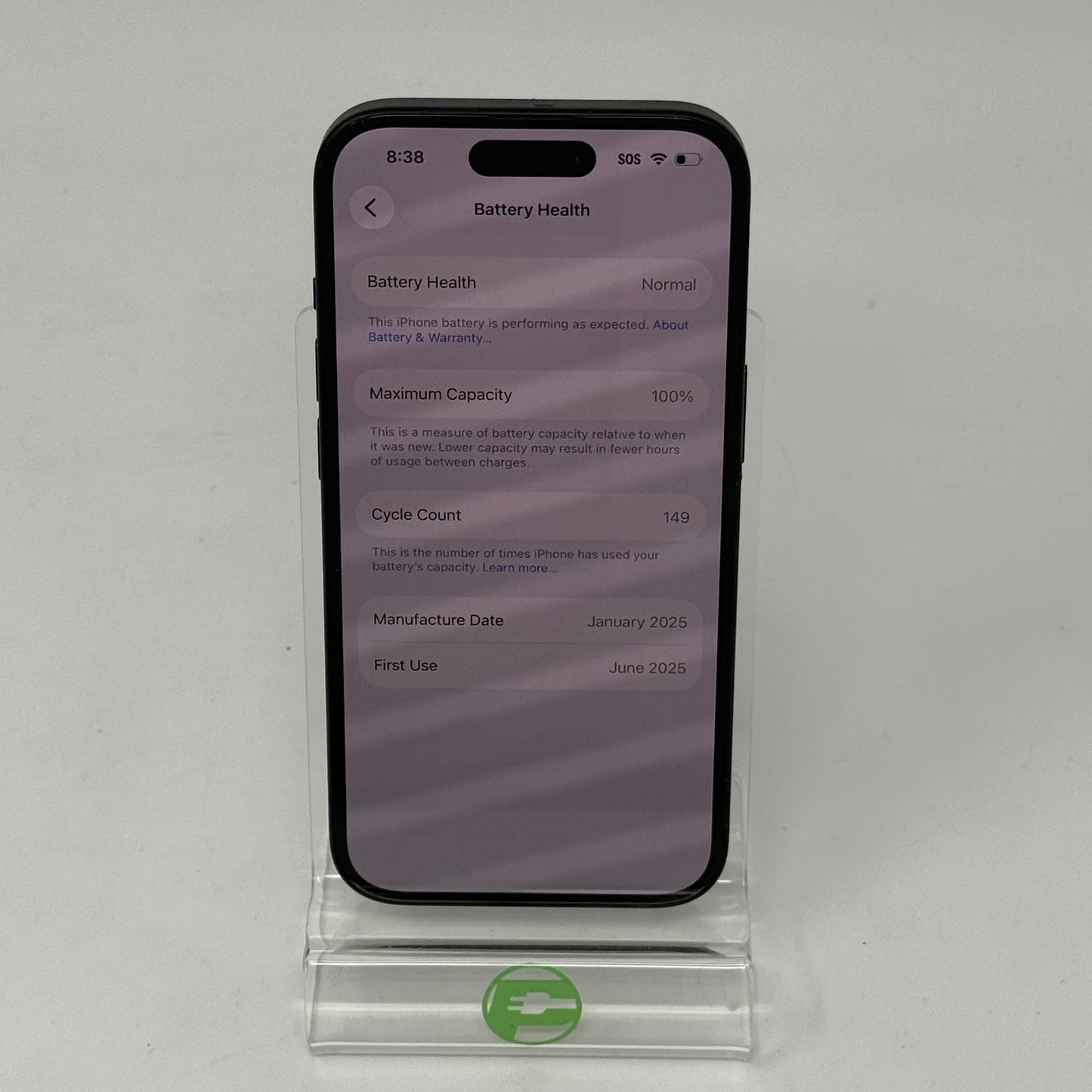 T-Mobile Apple iPhone 15 128GB Black MTLV3LL/A