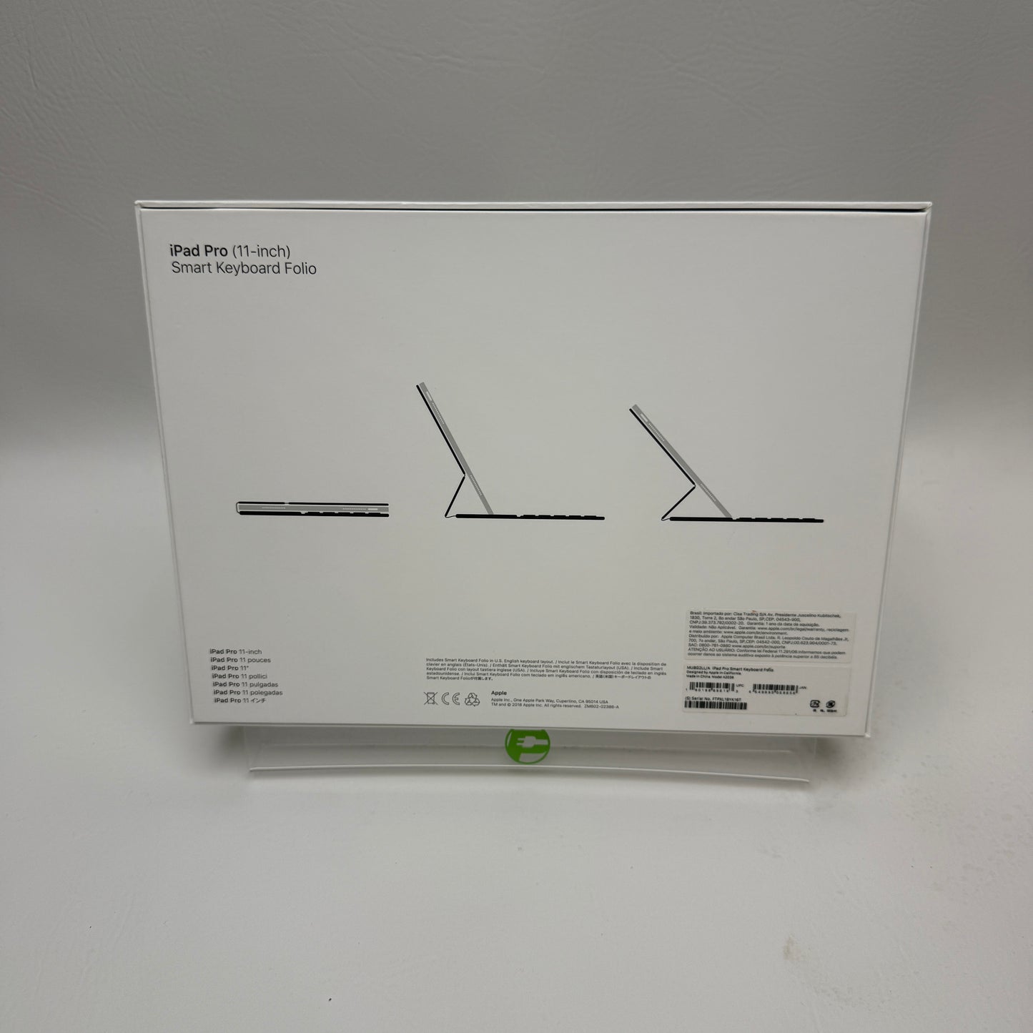 Apple Magic Keyboard for iPad Pro 11" Keyboard Folio Case Black MU8G2LL/A