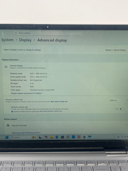 Dell Inspiron 7506 2-IN-1 15.6" i5-1155G7 2.4GHz 8GB RAM 256GB SSD