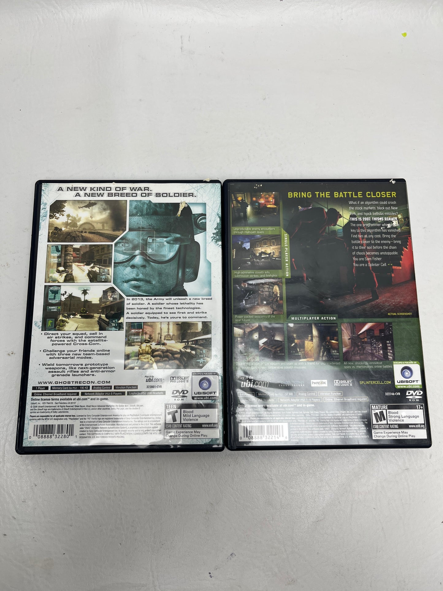 Lot of 2 Games Sony PlayStation 2 PS2 