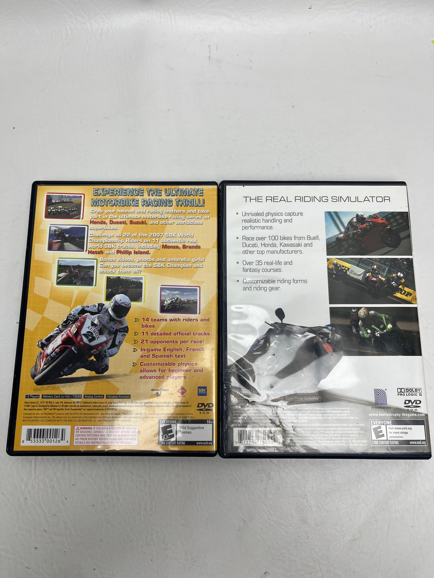 Lot of 2 Games Sony PlayStation 2 PS2 