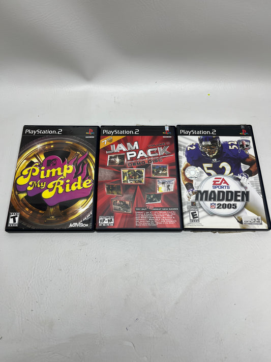 Lot of 3 Games Sony PlayStation 2 PS2 