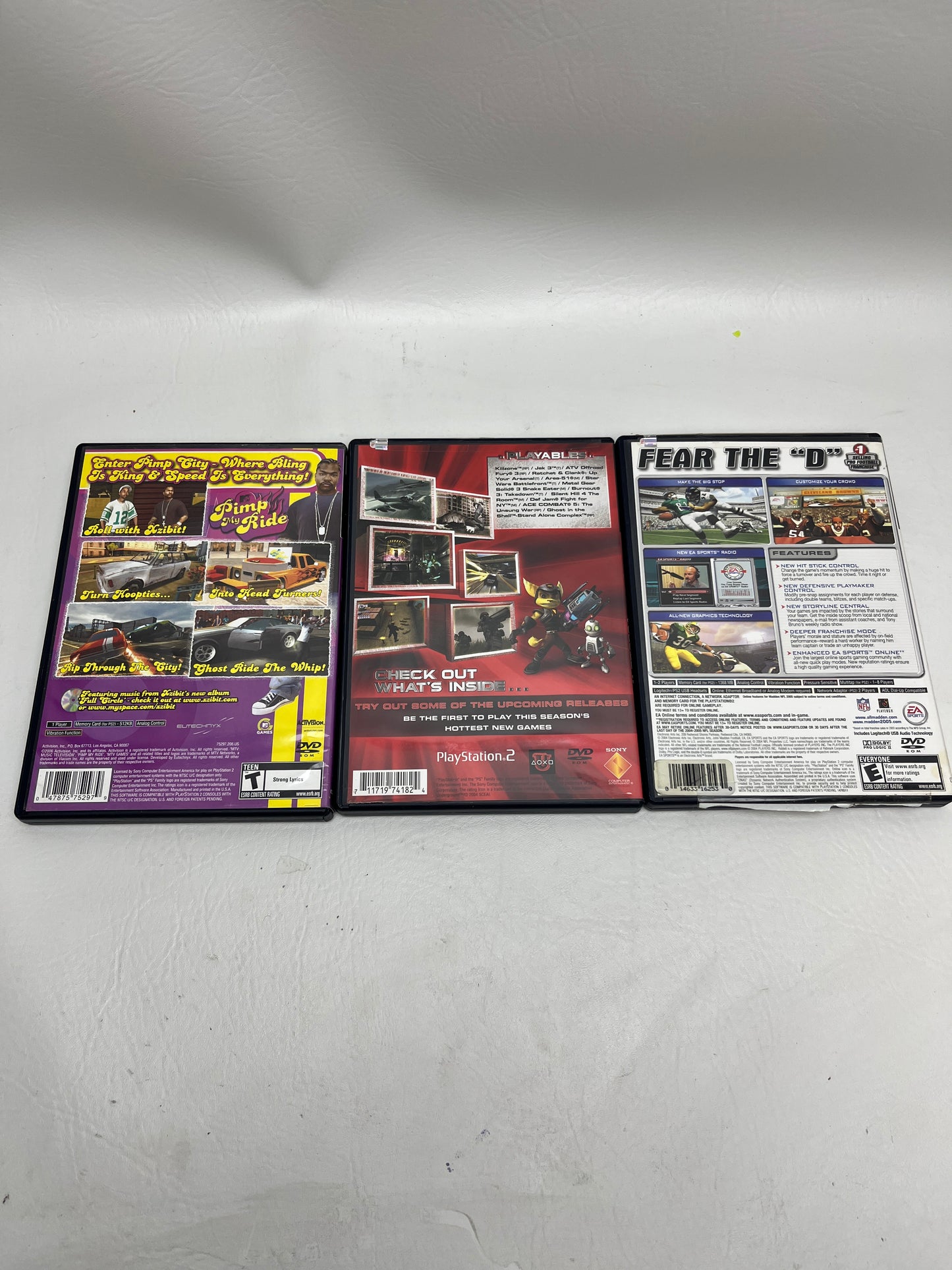 Lot of 3 Games Sony PlayStation 2 PS2 