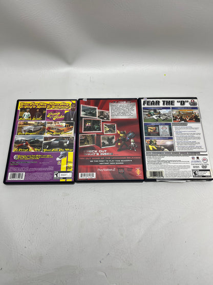 Lot of 3 Games Sony PlayStation 2 PS2 