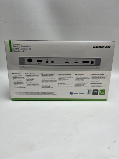 New Iogear Thunderbolt 3 Docking Station GTD735