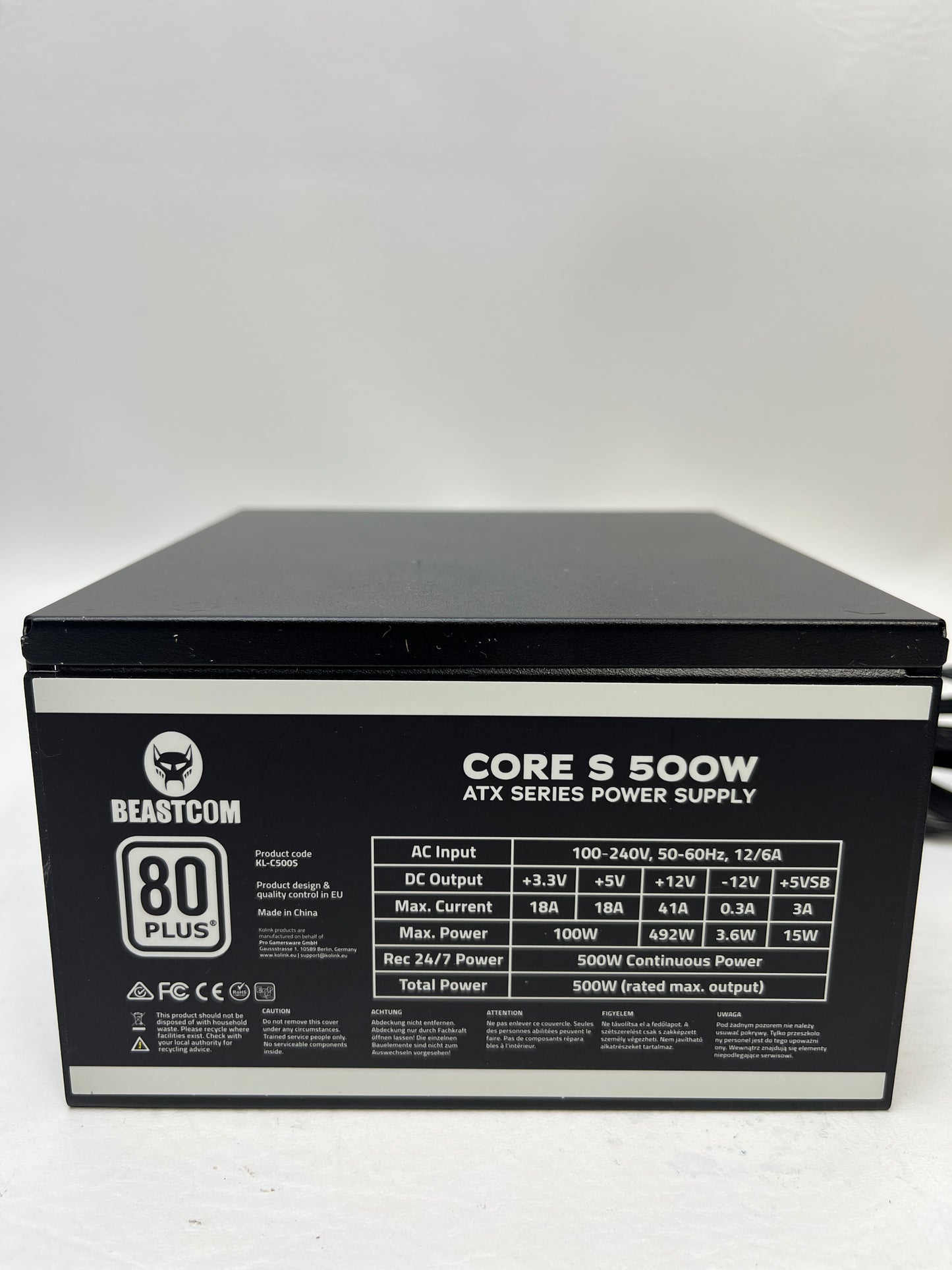 BeastCom Core S ATX Series Power Supply