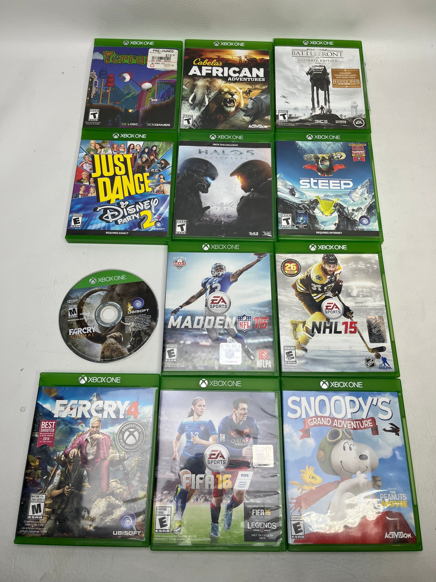 Lot of 12 Games Microsoft Xbox One 