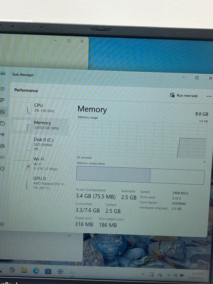 Asus Vivobook 15 X512D 15.6" AMD Ryzen 5 3500U 2.1GHz 6GB RAM 500GB SSD AMD Radeon (TM) Vega 8