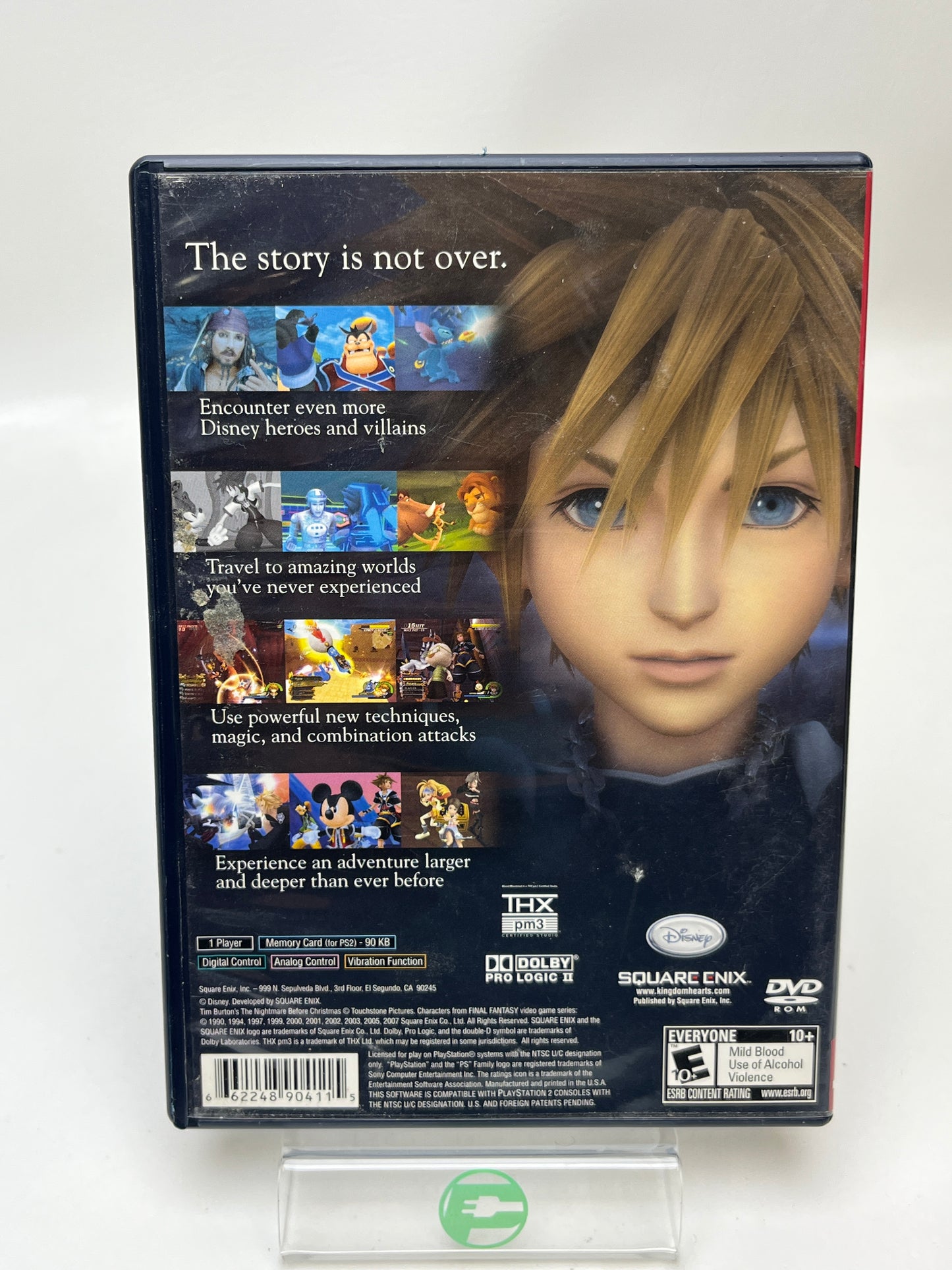 Lot of 2 Games Sony PlayStation 2 PS2 Kingdom Hearts & Kingdom Hearts 2