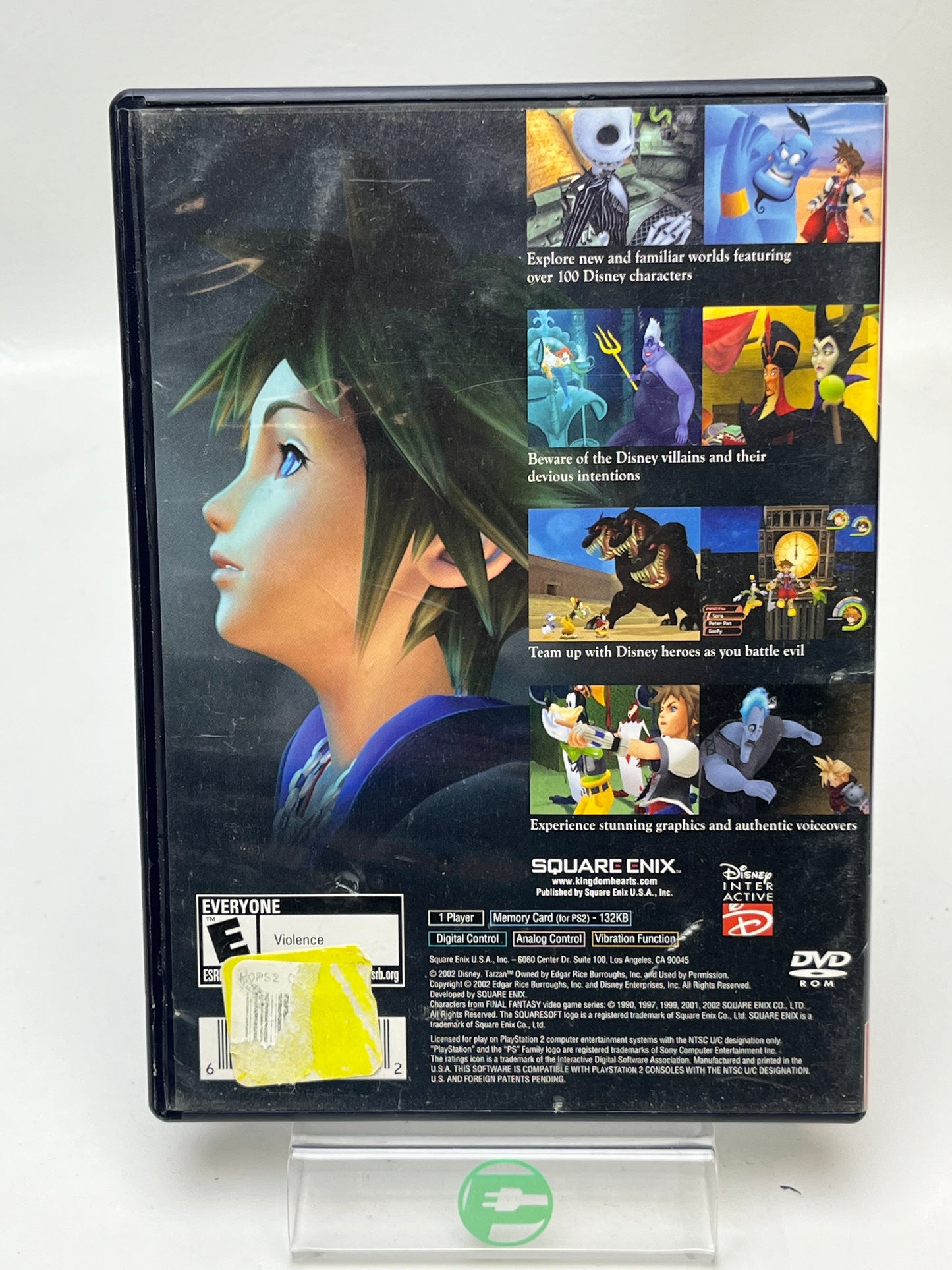 Lot of 2 Games Sony PlayStation 2 PS2 Kingdom Hearts & Kingdom Hearts 2