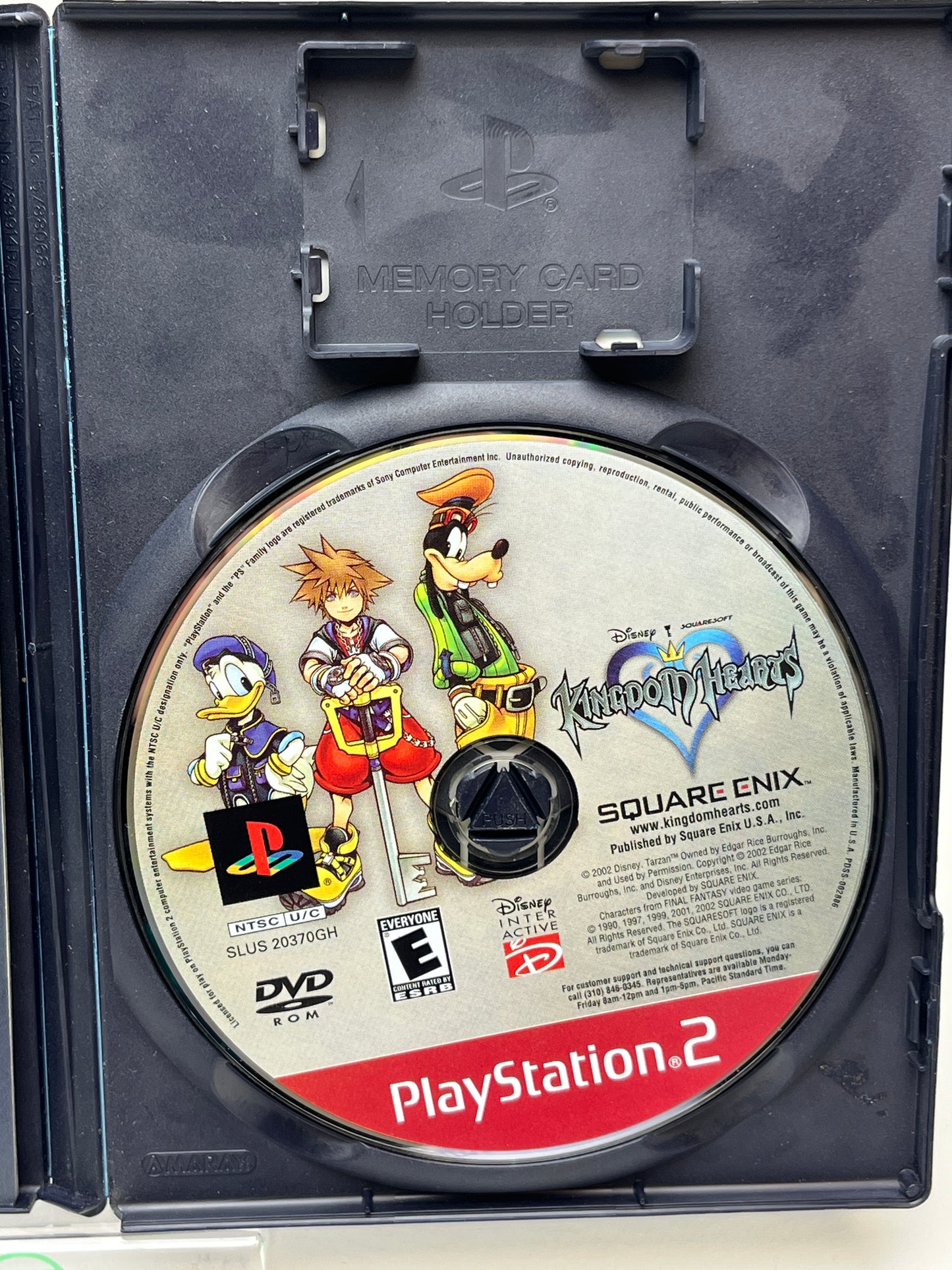 Lot of 2 Games Sony PlayStation 2 PS2 Kingdom Hearts & Kingdom Hearts 2