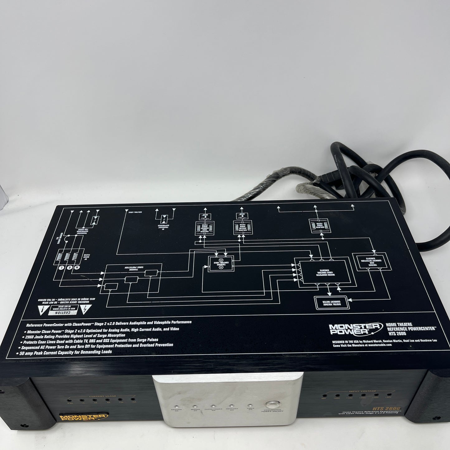 Monster Power HTS 2600 Home Theater Reference PowerCenter Surge Protector