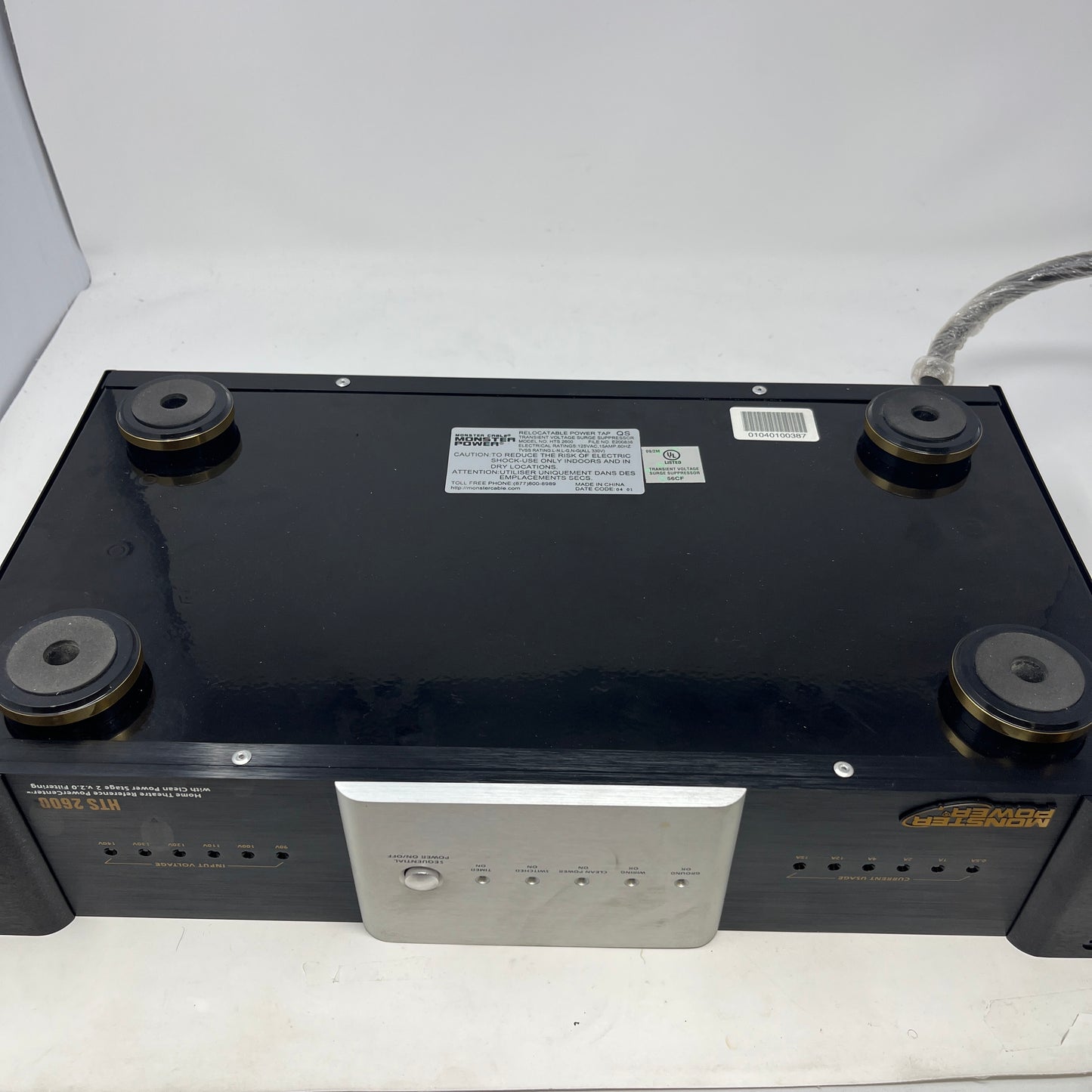 Monster Power HTS 2600 Home Theater Reference PowerCenter Surge Protector