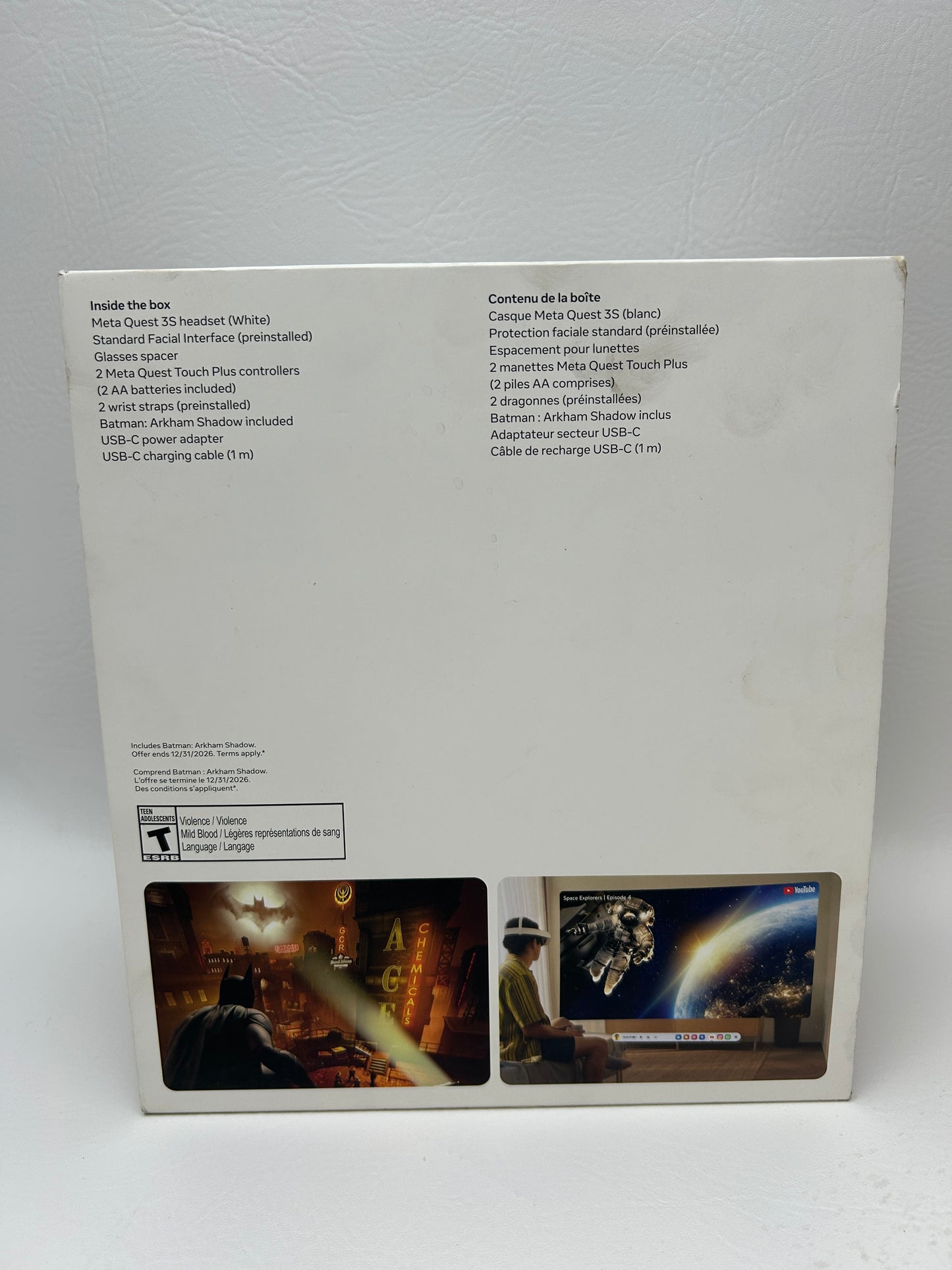 New Meta Quest 3S 128GB Standalone All-in-One VR Headset