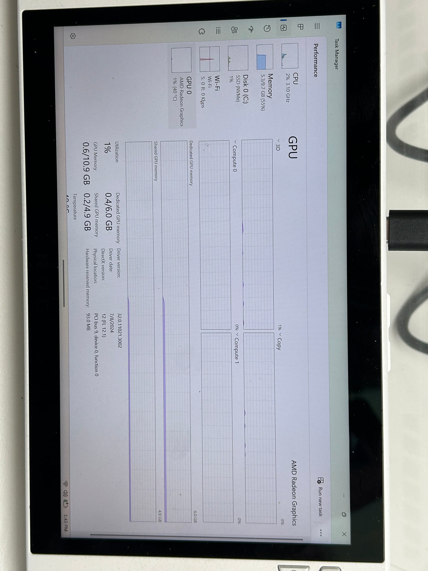 Asus ROG Ally 7" AMD Ryzen Z1 Extreme 16GB RAM 512GB White