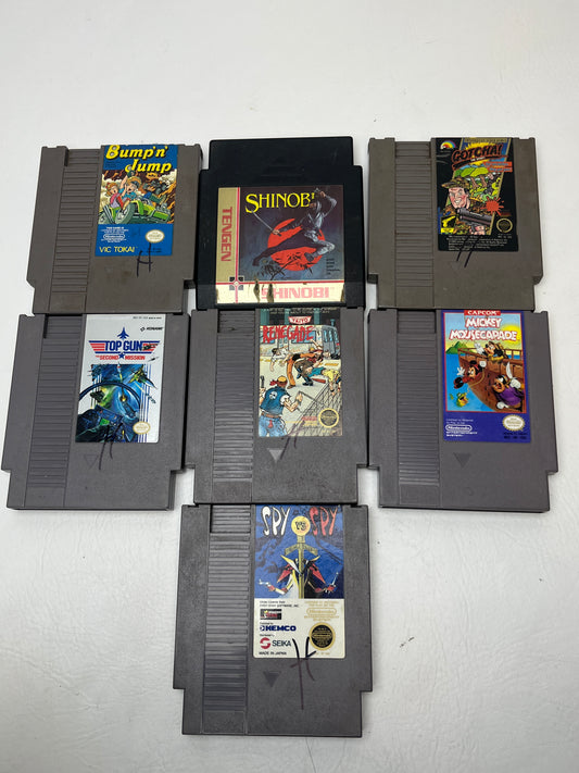 Lot of 7 Games Nintendo NES