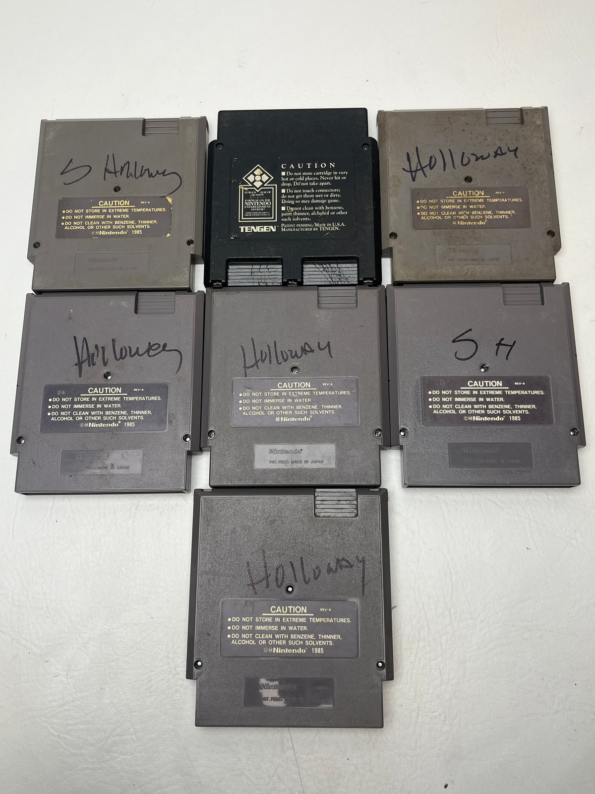 Lot of 7 Games Nintendo NES