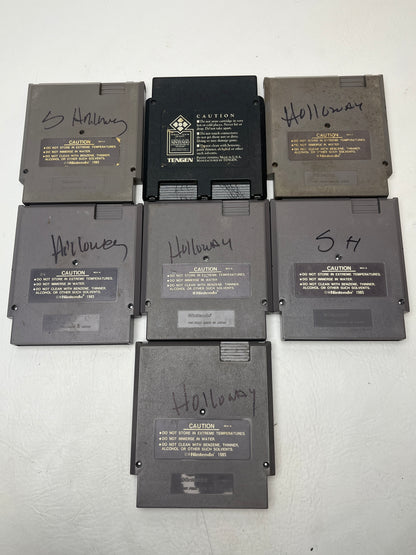 Lot of 7 Games Nintendo NES