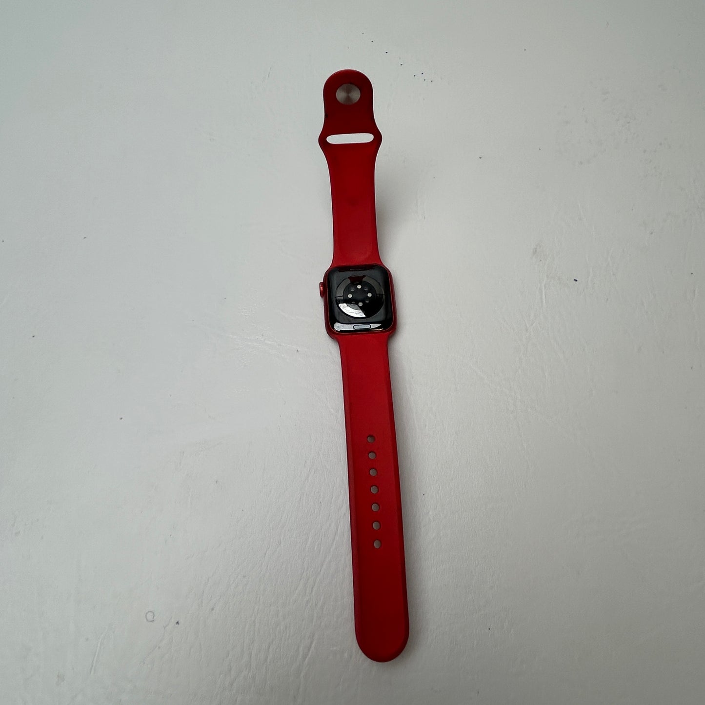 GPS Only Apple Watch Series 6 40MM Red Aluminum Red Sport Band M00A3LL/A