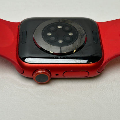 GPS Only Apple Watch Series 6 40MM Red Aluminum Red Sport Band M00A3LL/A