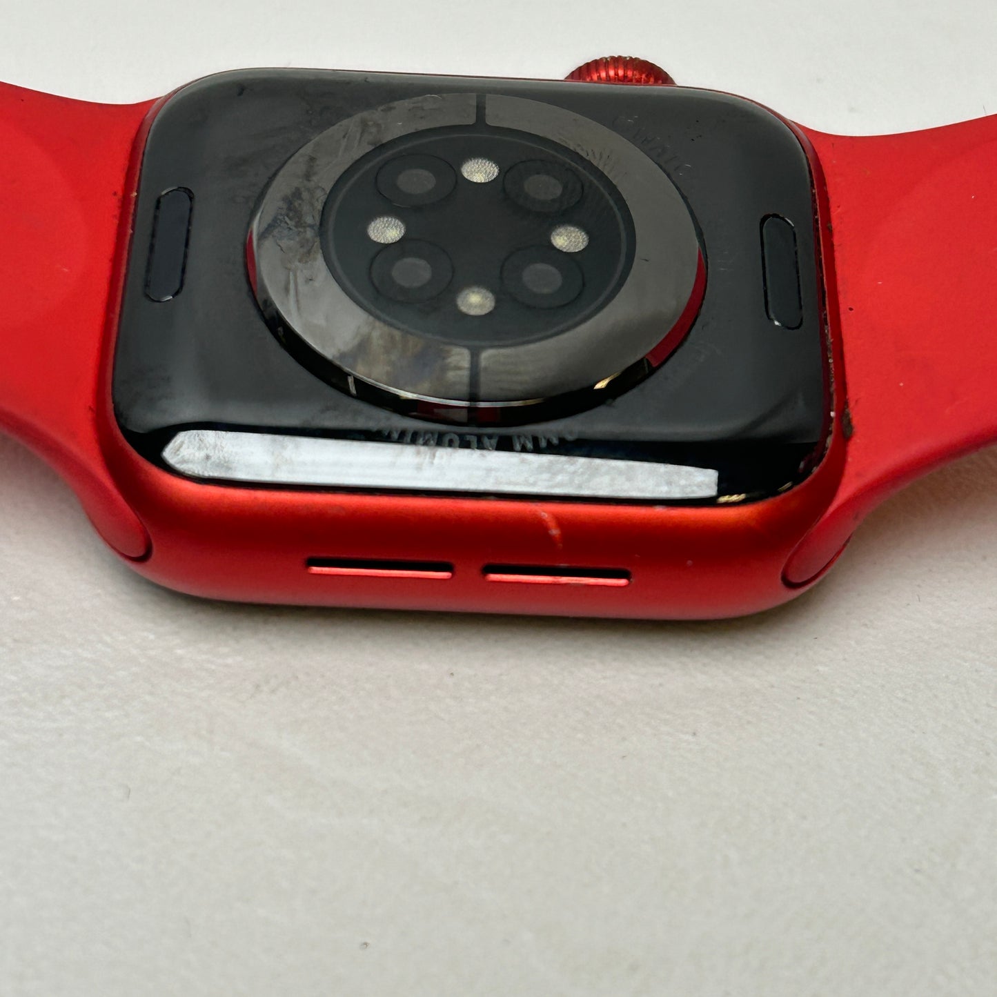 GPS Only Apple Watch Series 6 40MM Red Aluminum Red Sport Band M00A3LL/A