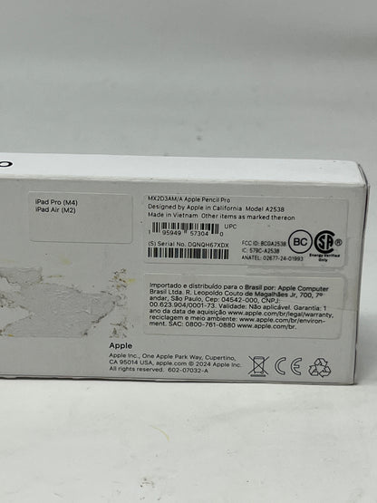 Apple Pencil Pro Smart Pencil Stylus White MX2D3AM/A