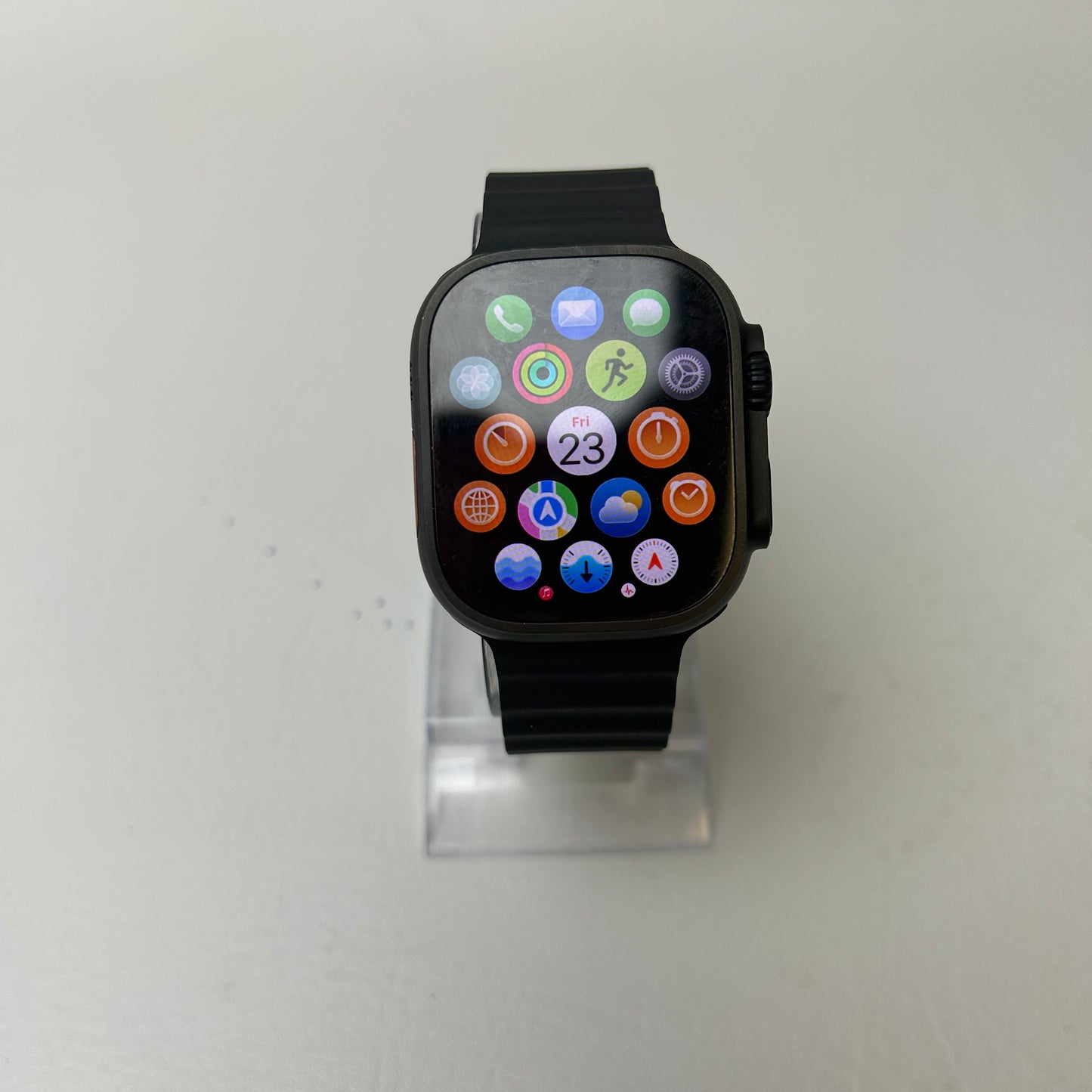 Unlocked Apple Watch Ultra 2 49MM Black Titanium Black Ocean Band MX4P3LW/A