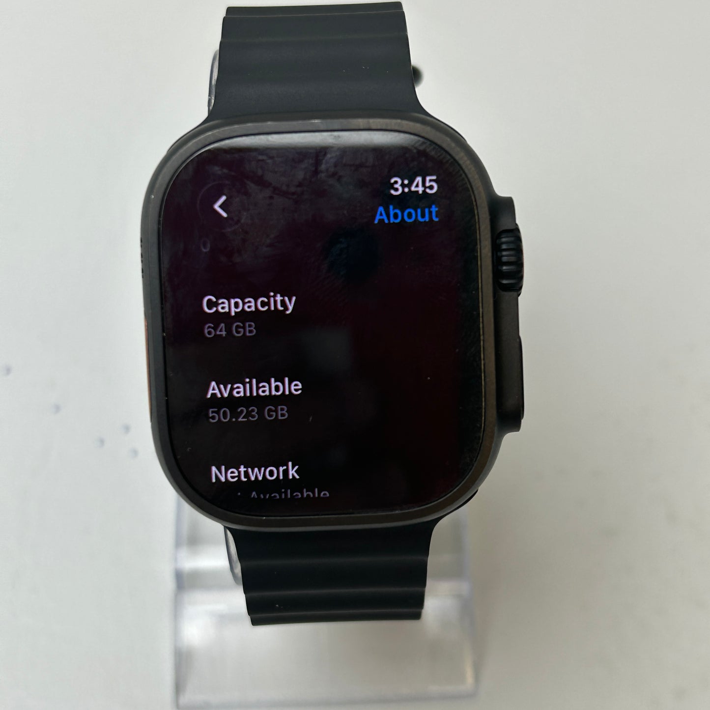 Unlocked Apple Watch Ultra 2 49MM Black Titanium Black Ocean Band MX4P3LW/A