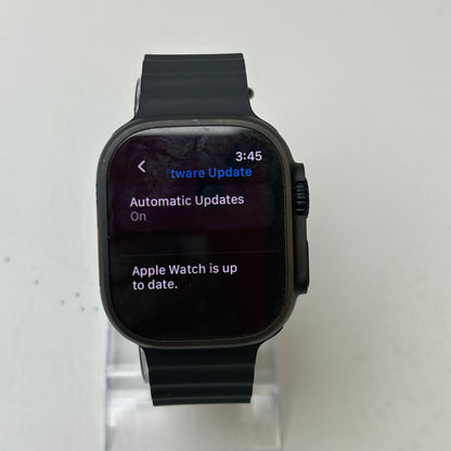 Unlocked Apple Watch Ultra 2 49MM Black Titanium Black Ocean Band MX4P3LW/A