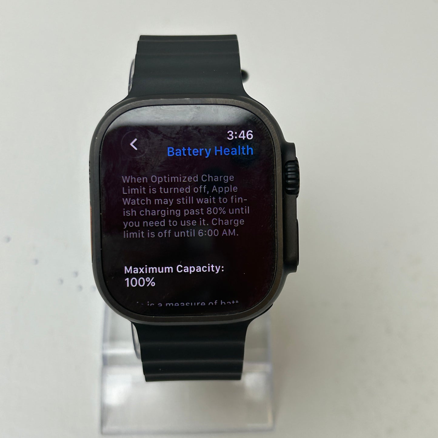 Unlocked Apple Watch Ultra 2 49MM Black Titanium Black Ocean Band MX4P3LW/A