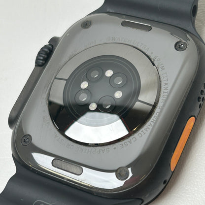 Unlocked Apple Watch Ultra 2 49MM Black Titanium Black Ocean Band MX4P3LW/A