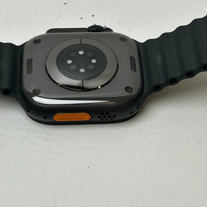 Unlocked Apple Watch Ultra 2 49MM Black Titanium Black Ocean Band MX4P3LW/A