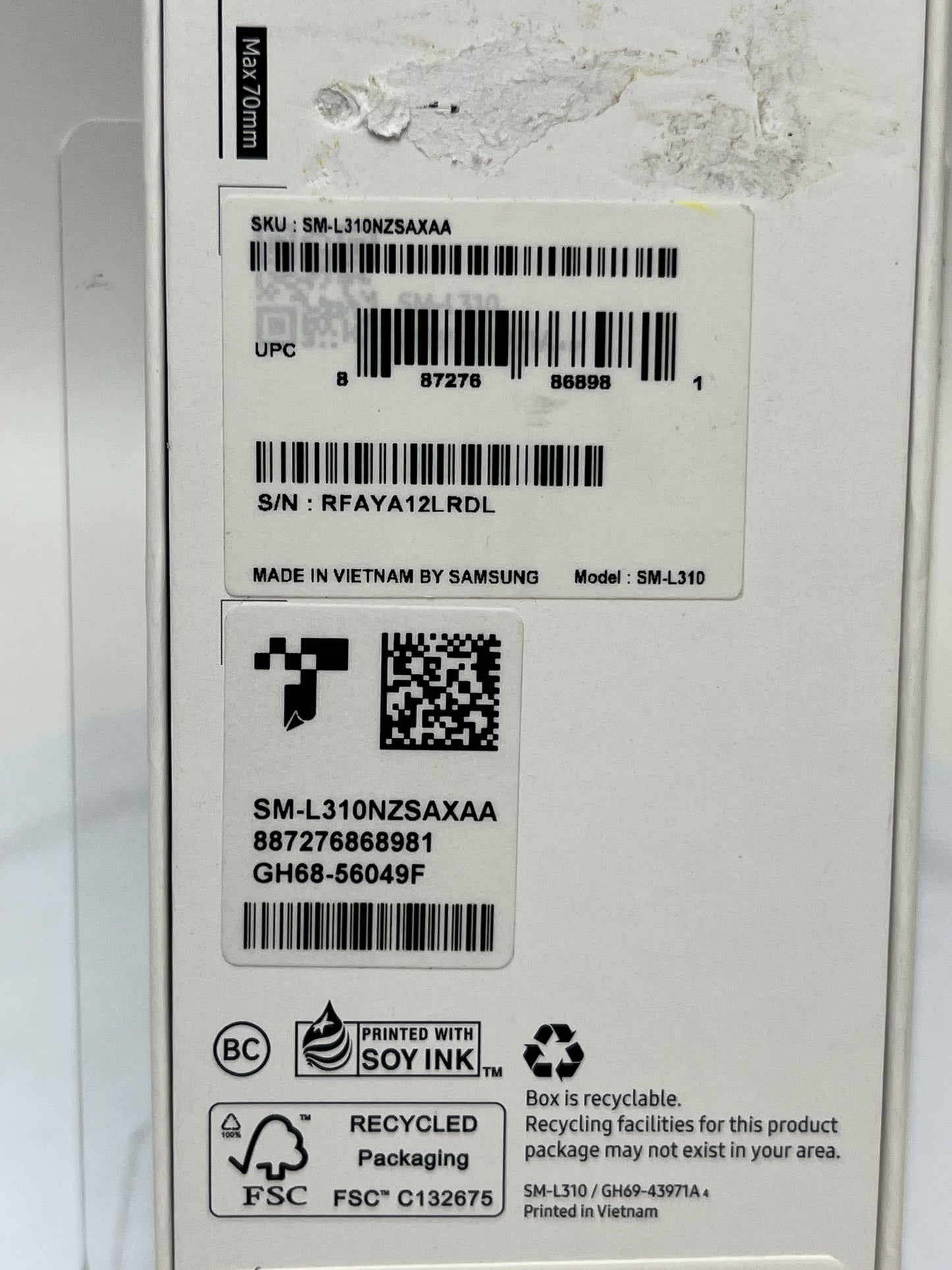 New WiFi Only Samsung Galaxy Watch7 Aluminum Smartwatch SM-L310