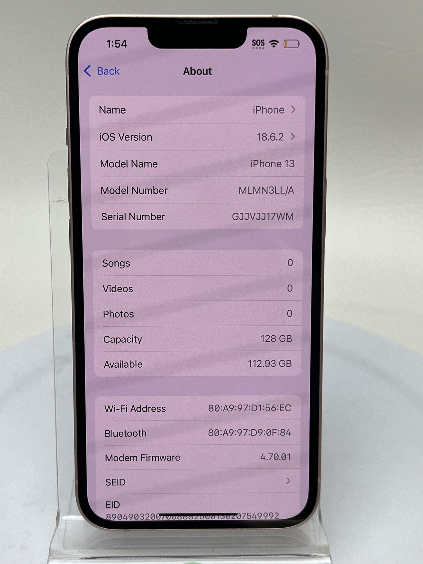 T-Mobile Apple iPhone 13 128GB Pink MLMN3LL/A