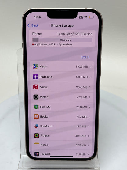 T-Mobile Apple iPhone 13 128GB Pink MLMN3LL/A