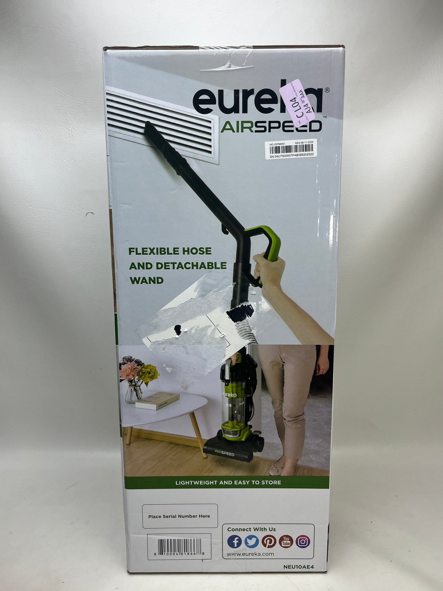 New Eureka Airspeed Vacuum Cleaner NEU10AE4