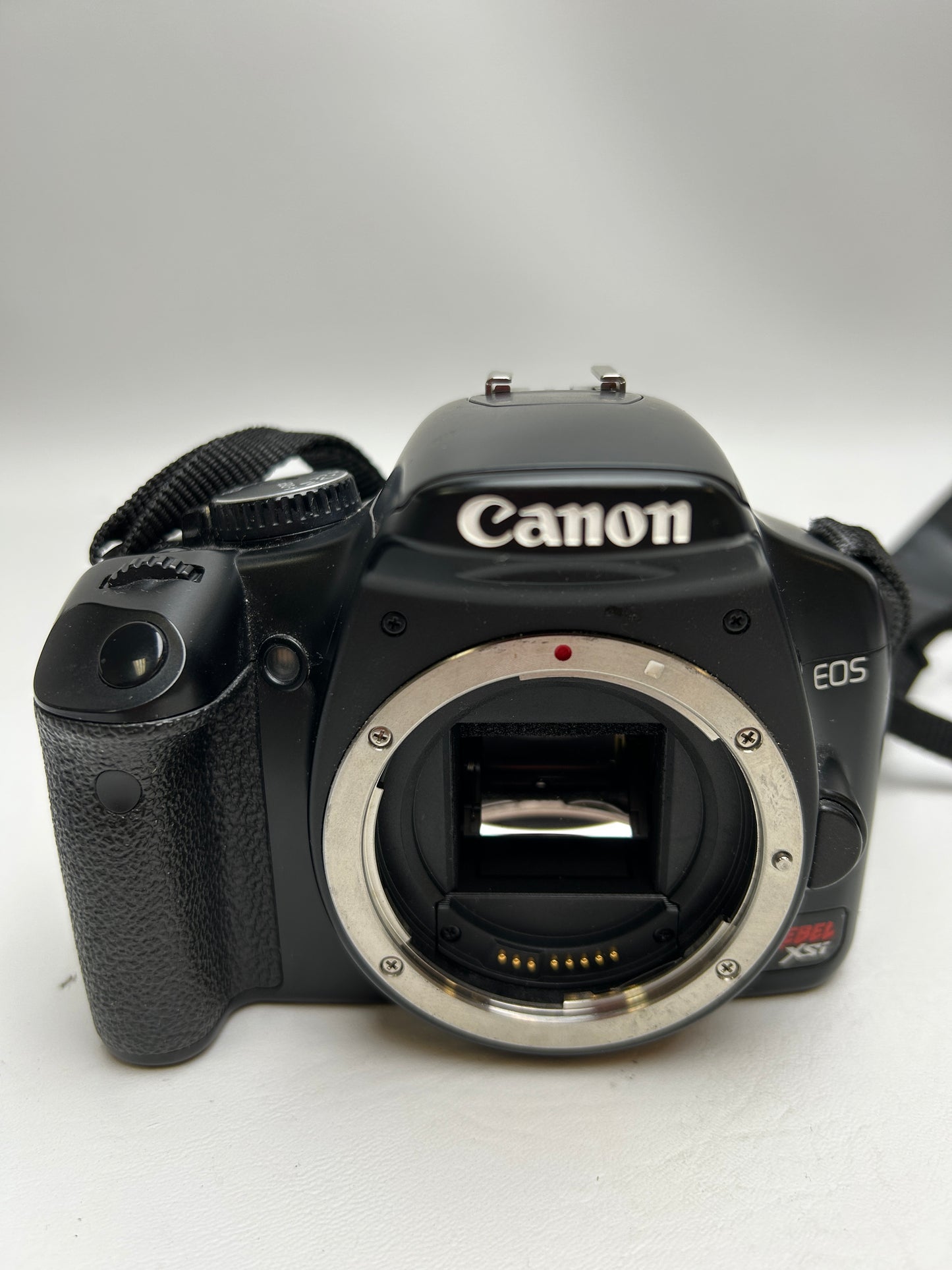 Broken Canon EOS Rebel XSi 12.2MP Digital SLR Camera Black/ No Power